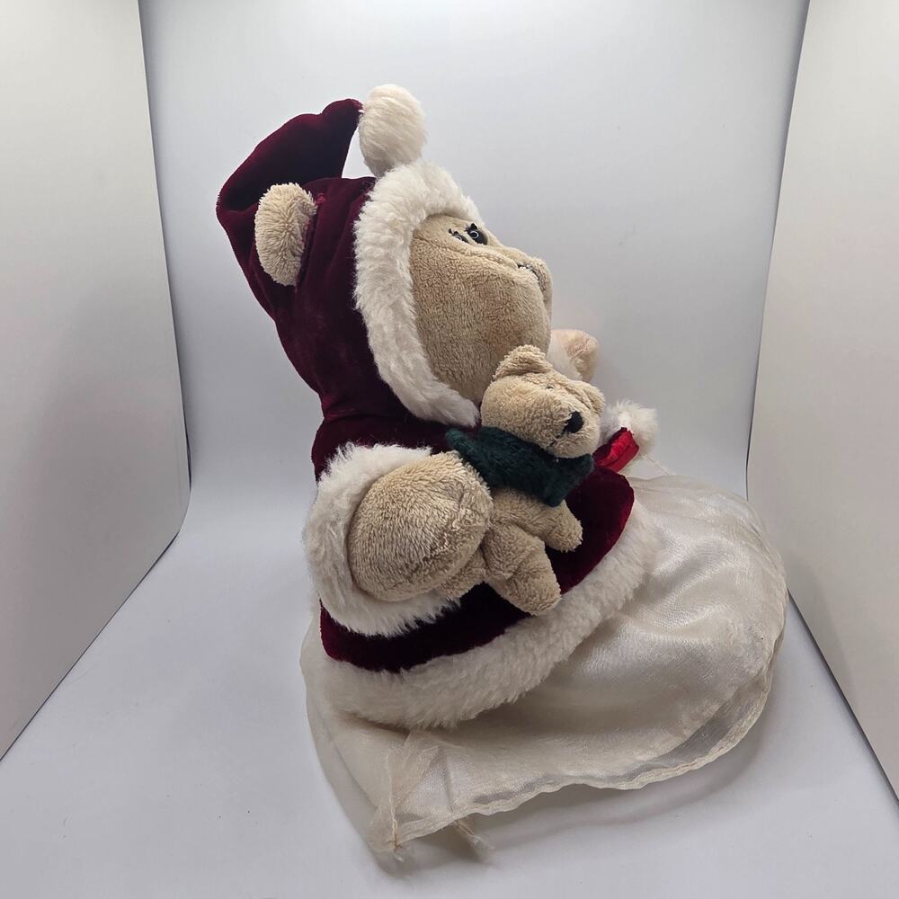Starbucks Bearista Bear 2005 43rd Edition Christmas Plush Santa Dress Toy - Picture 5 of 9